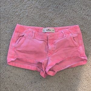Minimally worn Hollister shorts. Fuchsia color.
